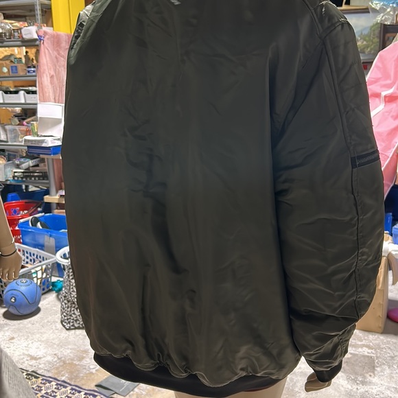 NWT Olive green bomber jacket - BUY ONE GET ONE HALF OFF!  -  WINTER SPECIAL - Picture 3 of 6